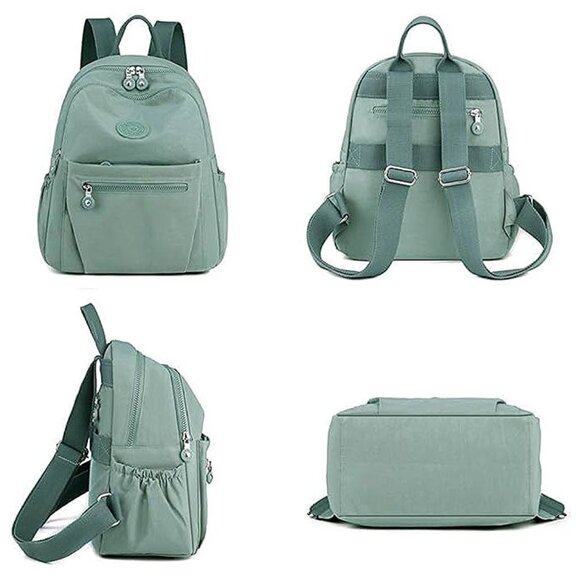 Bags Small Nylon Women Backpack Purse Light Green Poshmark